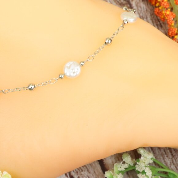 Dainty Anklet for Women – Elegant Everyday Jewelry & Perfect Gift | MLCRC2156 - Picture 3 of 10
